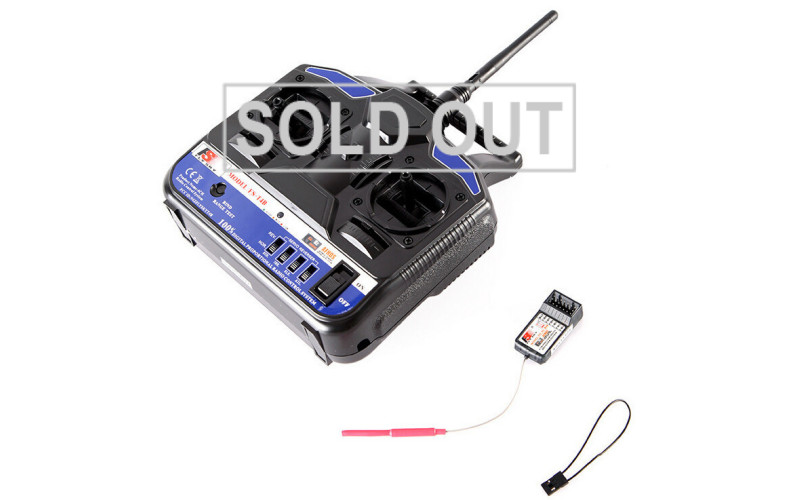 Flysky FS 2.4G 4CH FS-CT4B FS-T4B Radio RC Transmitter & FS-R6B Receiver